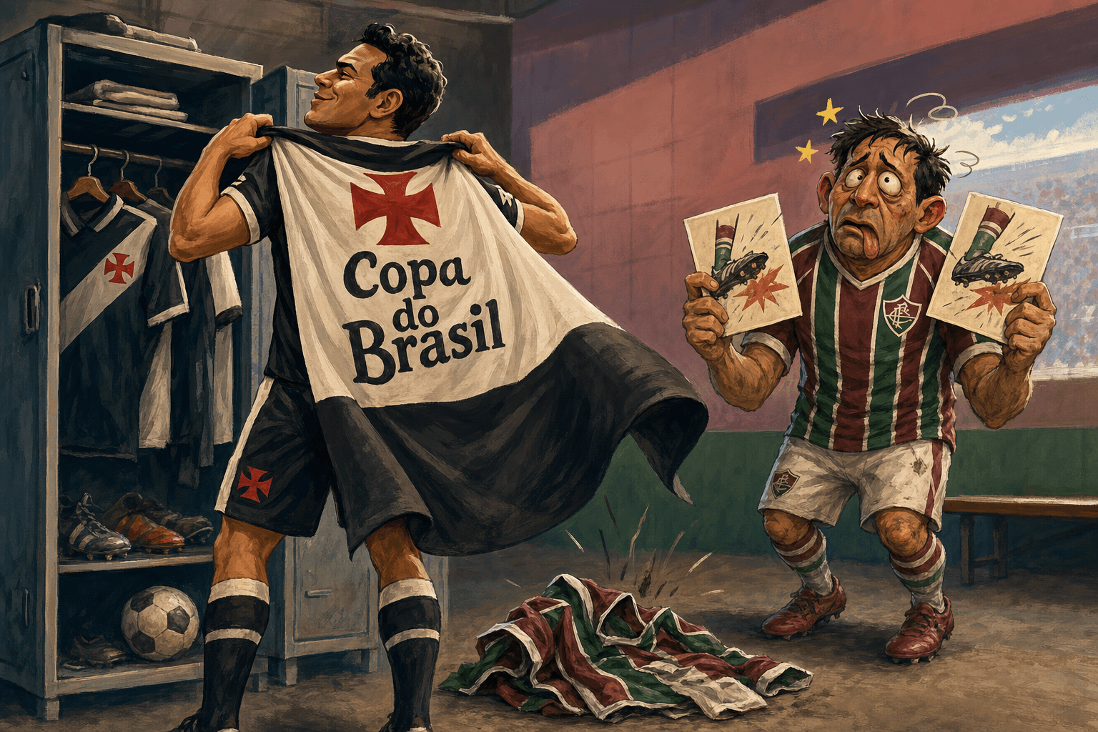 O Vasco não joga a Copa do Brasil. Ele vira outro time nela