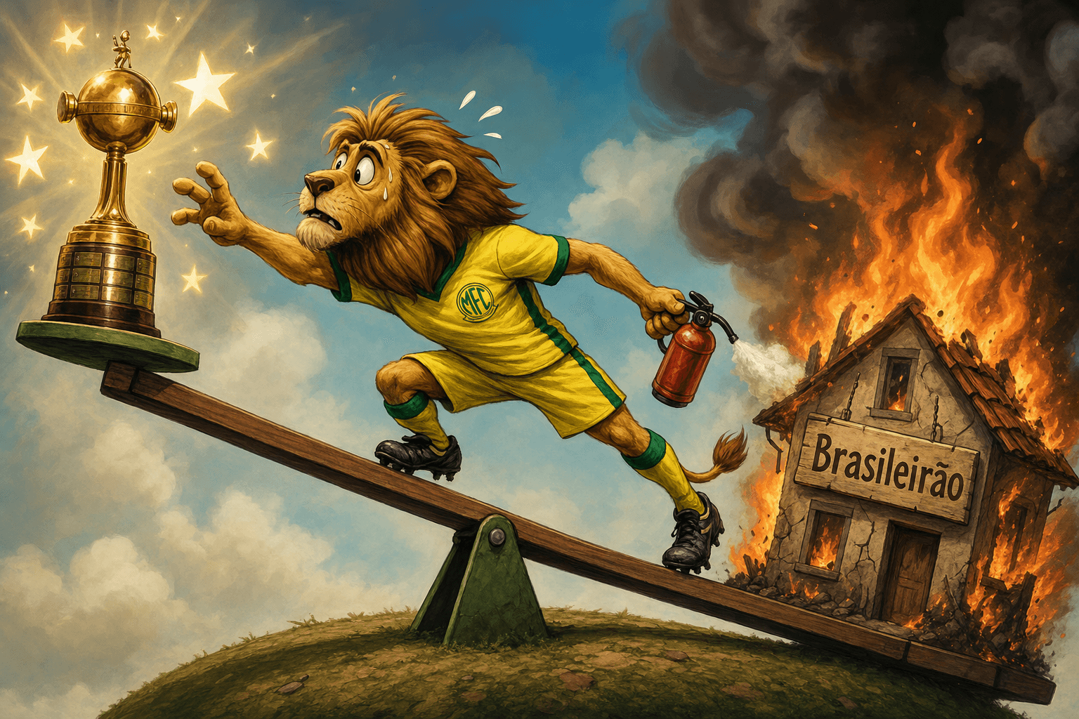 O Mirassol não pode trocar a Série A por uma noite de gala na Libertadores
