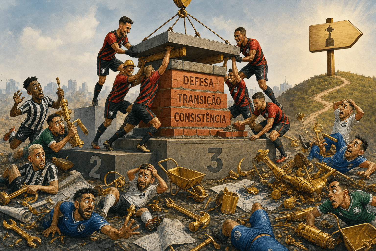 O Athletico não visita o G-3. Está construindo uma campanha de Libertadores