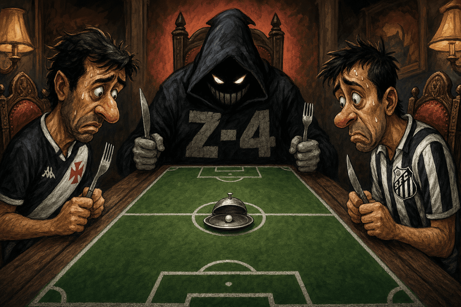 Vasco x Santos: o Z-4 já puxou a cadeira em São Januário