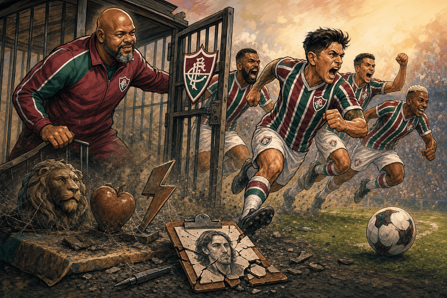 Marcão não curou o Fluminense — só abriu a porta da cela