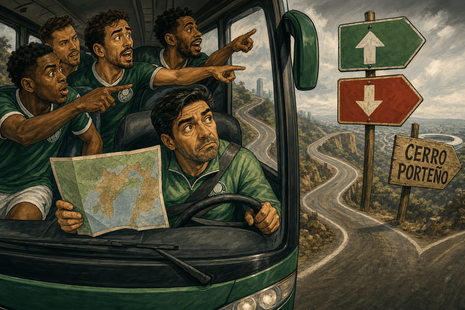 Líder, sim. Em crise, também: o Palmeiras perdeu o mapa antes do Paraguai