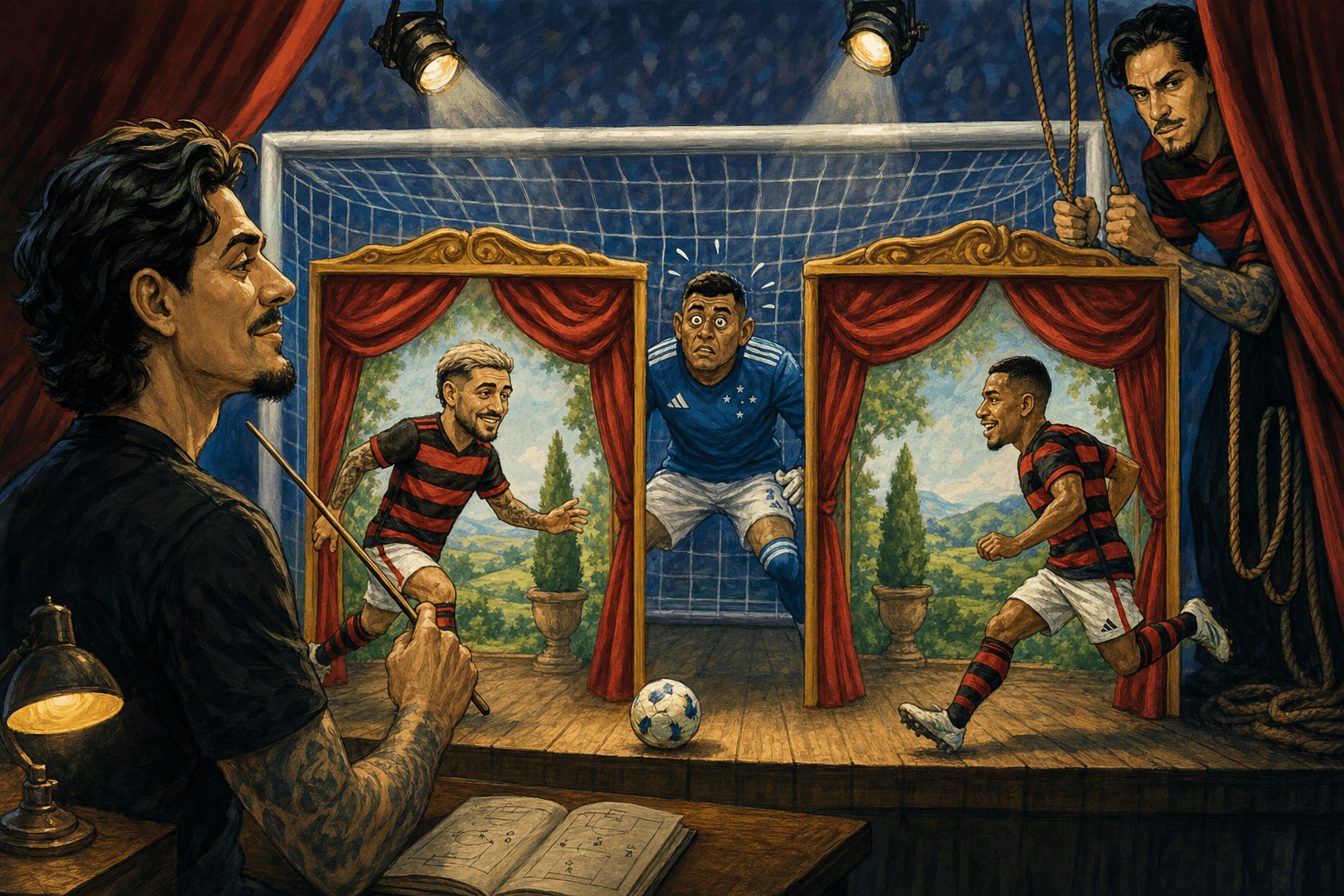 Pedro não fez gol. Fez o Flamengo.