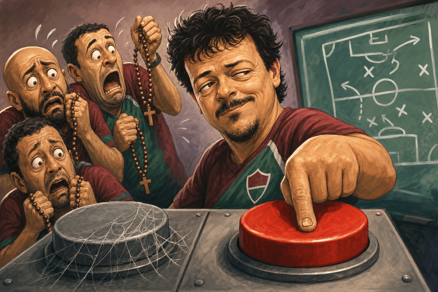 Diniz ficou com dez — e fez a troca que o medo proibia