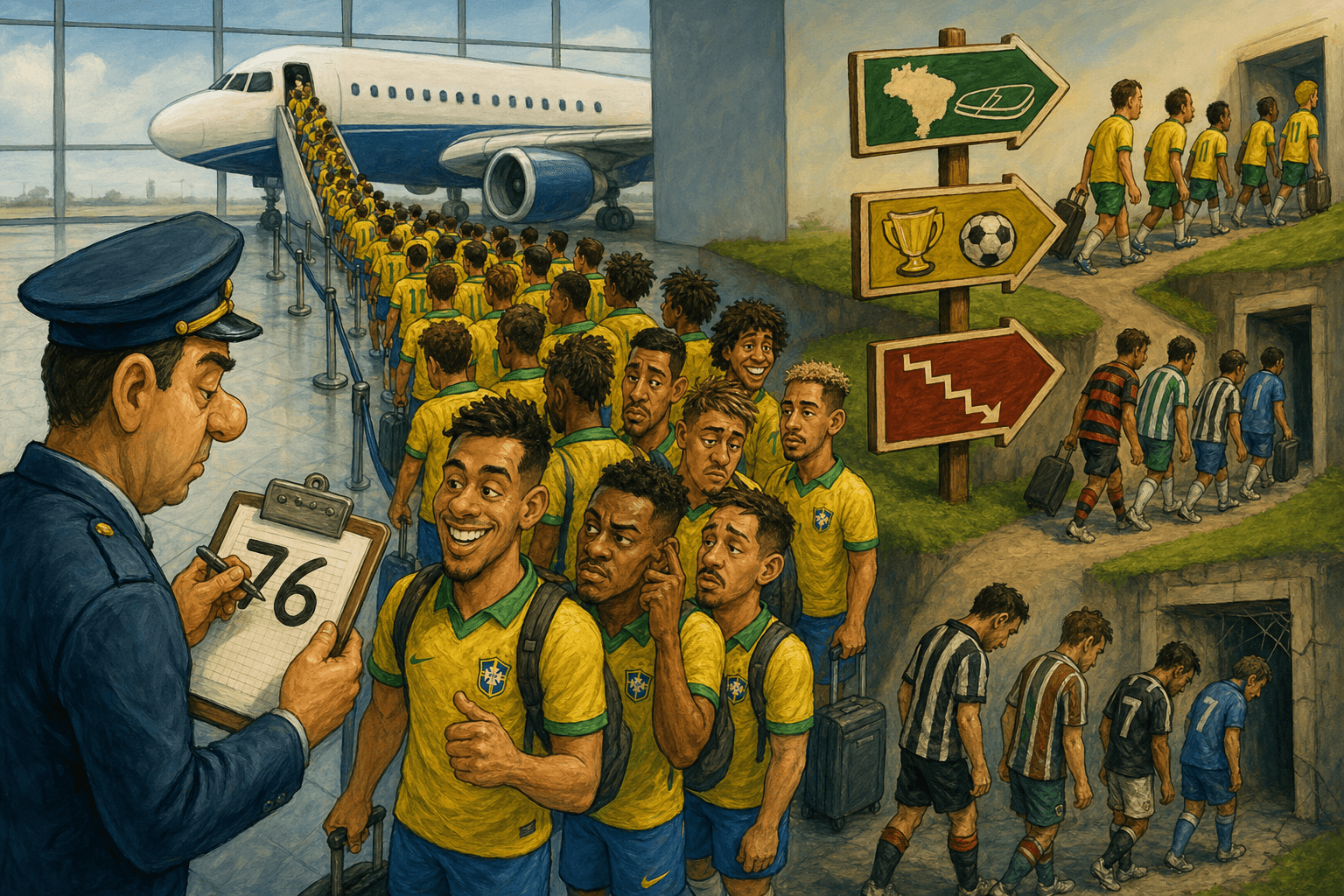 Sumiram 29 brasileiros da elite europeia. E contar cabeças continua sendo a análise errada