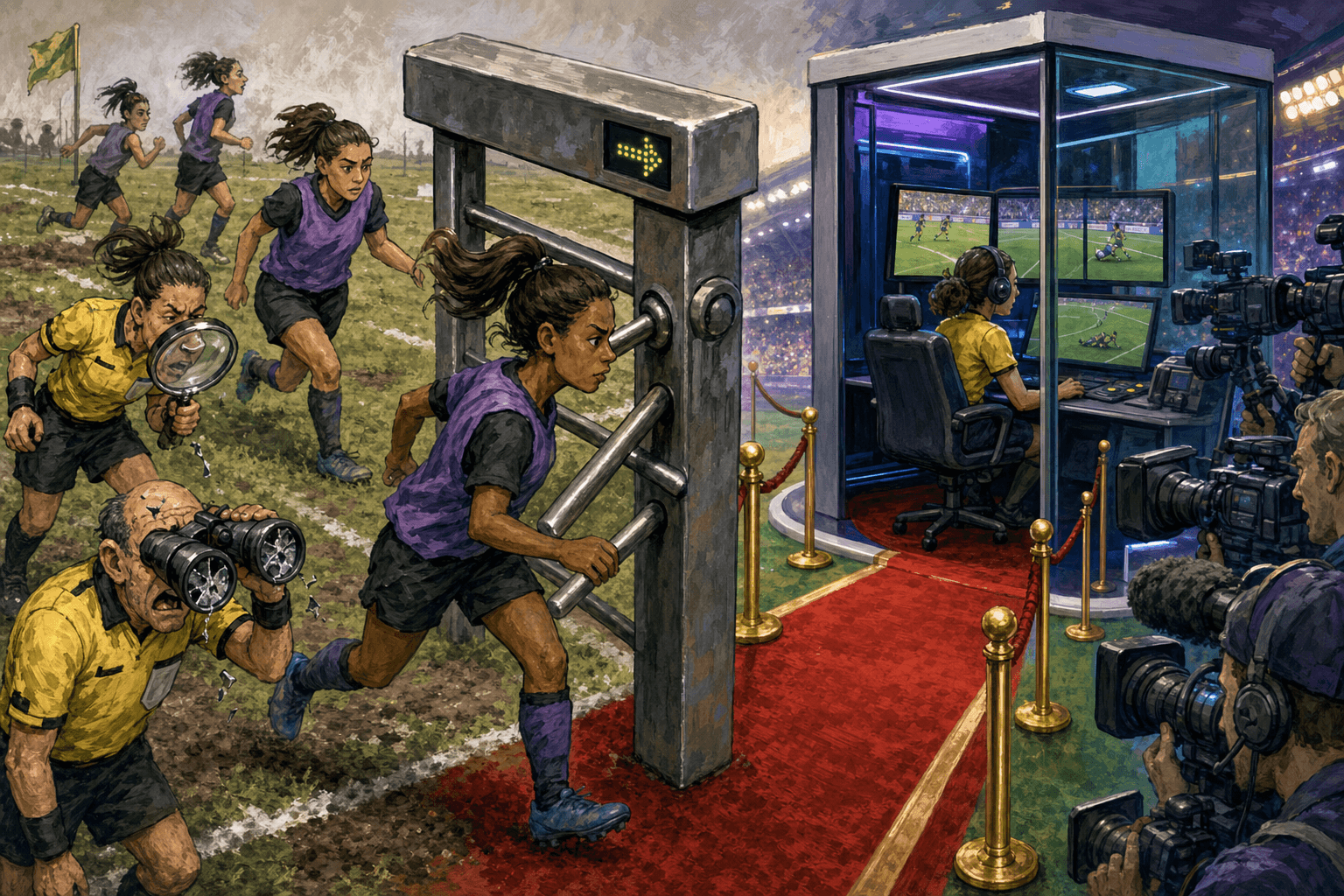 O VAR chegou ao mata-mata — pena que o Brasileirão Feminino começou meses antes