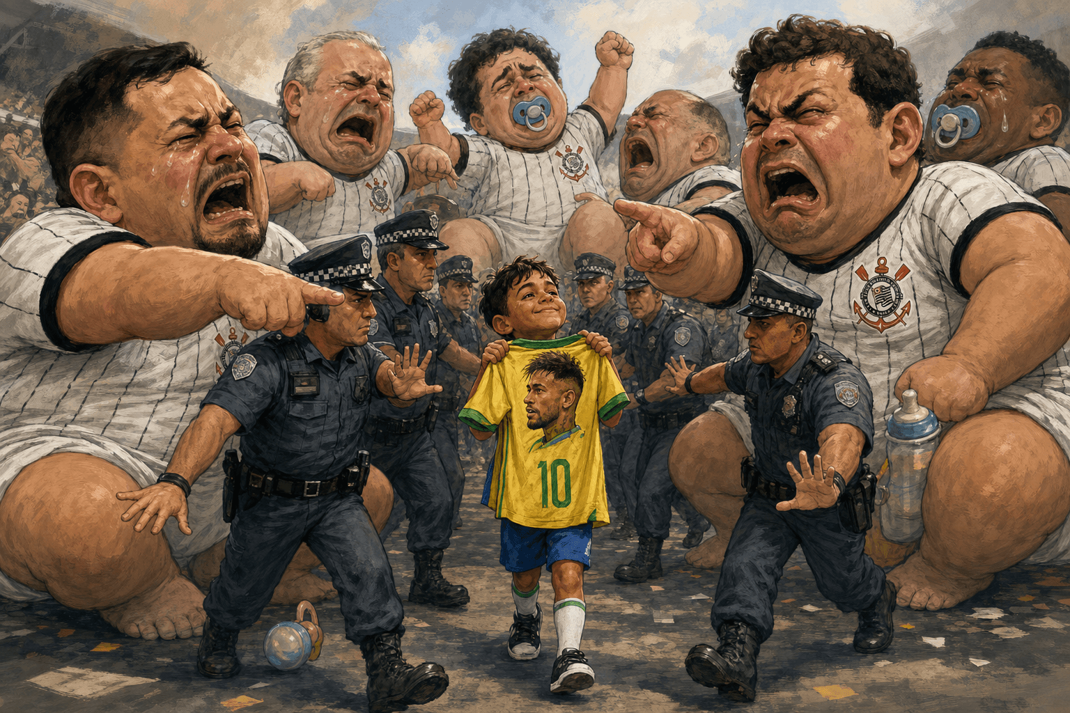 A camisa de Neymar não traiu o Corinthians — os adultos, sim