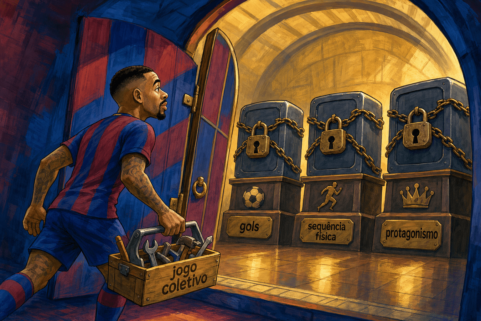 O Barcelona não deu salvo-conduto a Gabriel Jesus — deu sua última grande chance
