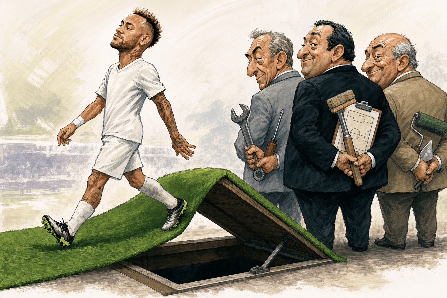 O Santos prometeu um tapete a Neymar — e agora precisa explicar o alçapão
