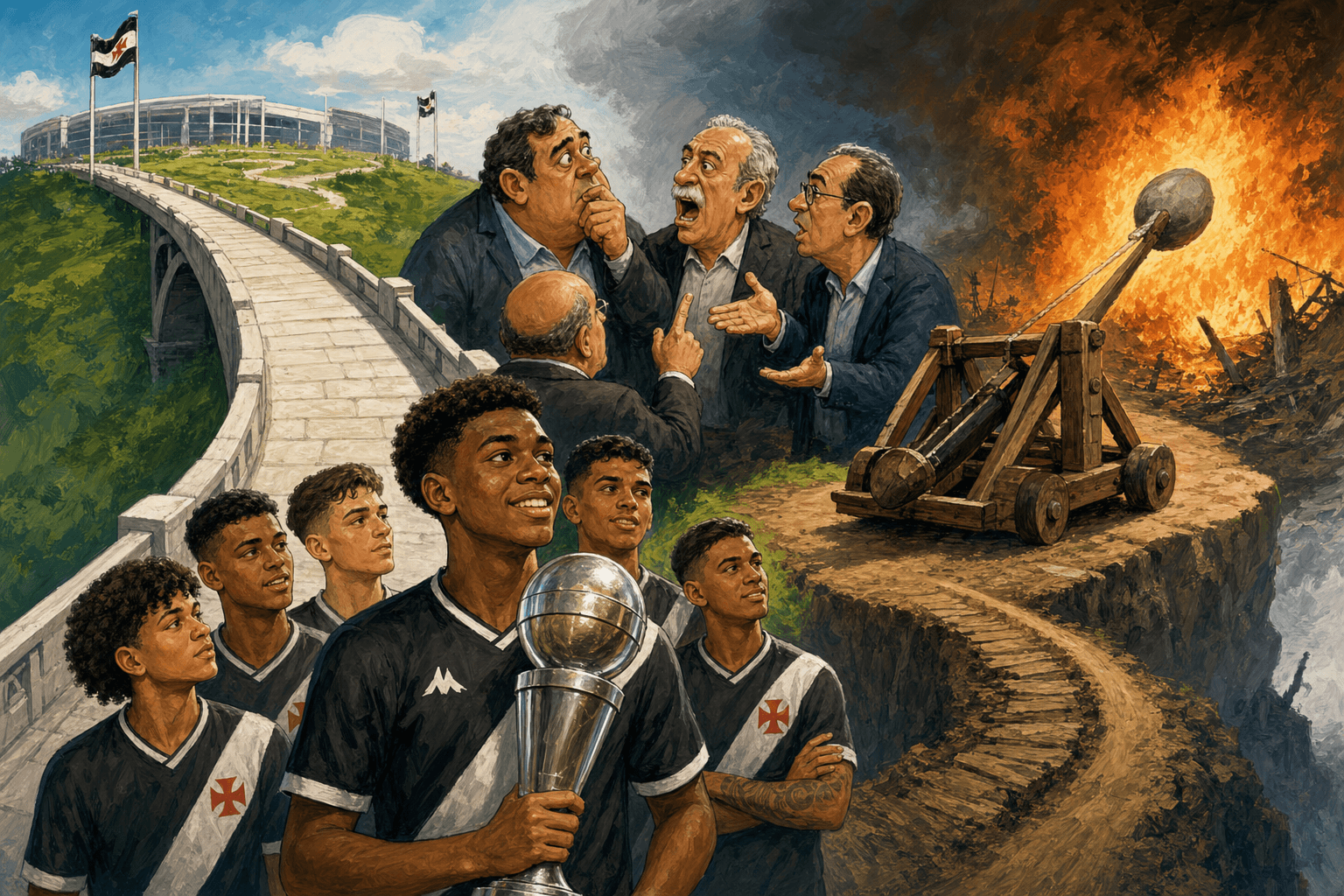 O Vasco ganhou uma taça, não um caminhão de bombeiros