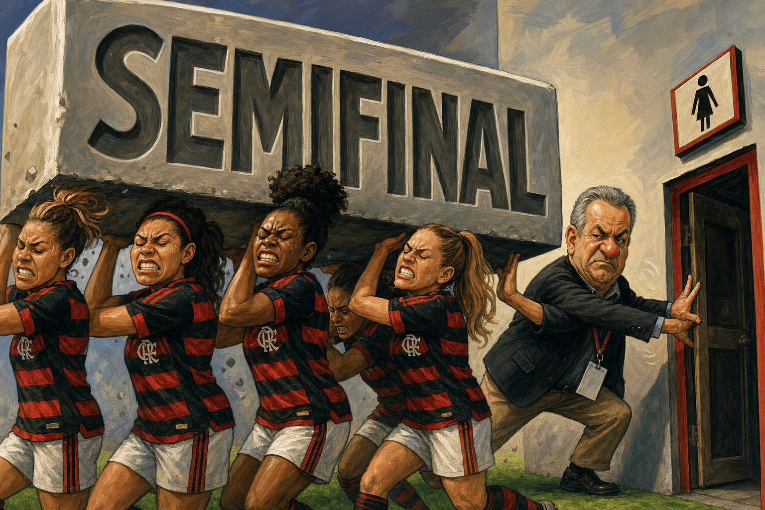 O “filho adotado” de Bap cresceu apesar dele e pôs o Flamengo na semifinal