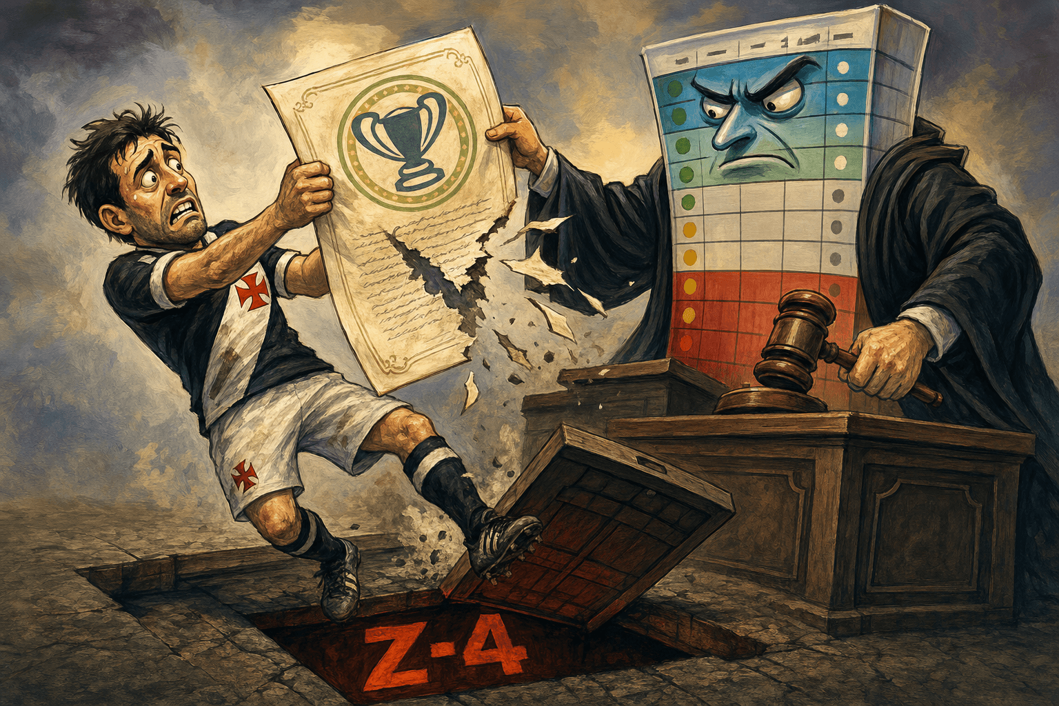 A Copa virou álibi do Vasco — e o Brasileirão acaba de rasgá-lo