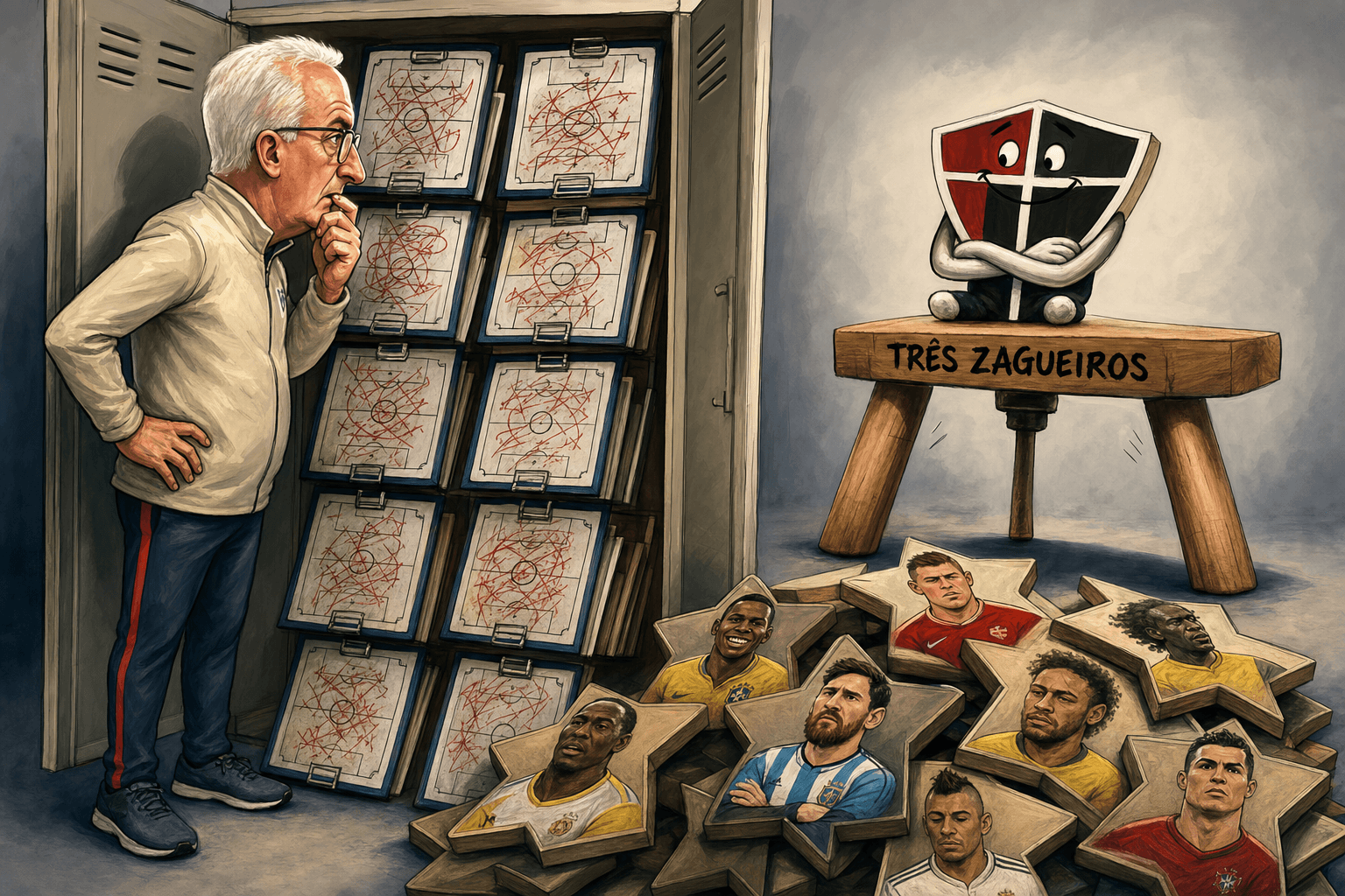 Dorival encontrou o São Paulo quando desistiu da escalação perfeita
