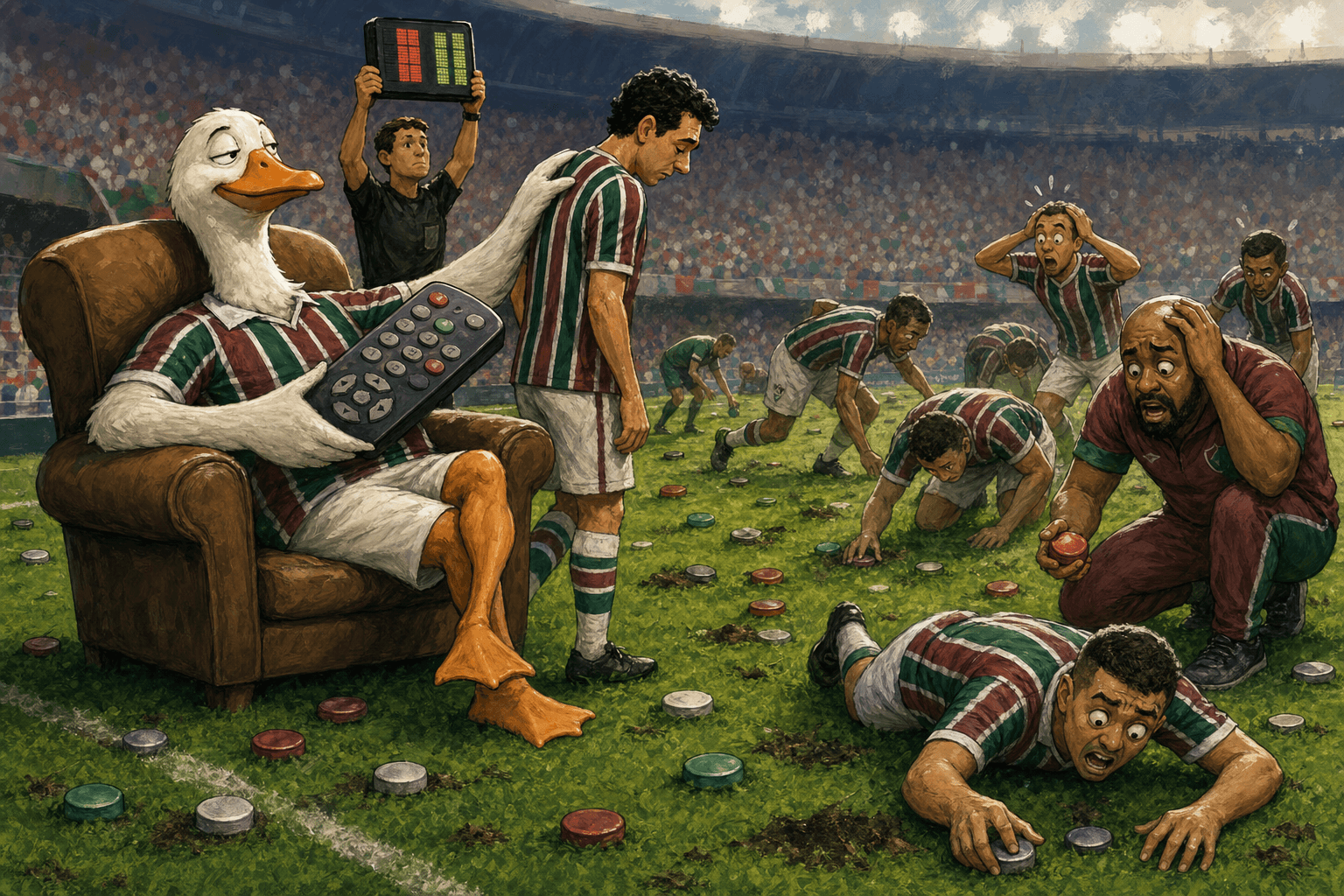 Ganso saiu — e o Fluminense perdeu junto o controle remoto