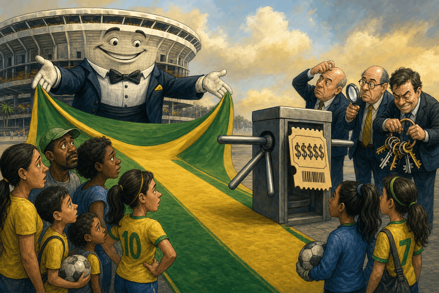 O Maracanã abre a Copa; o Brasil precisa abrir as arquibancadas