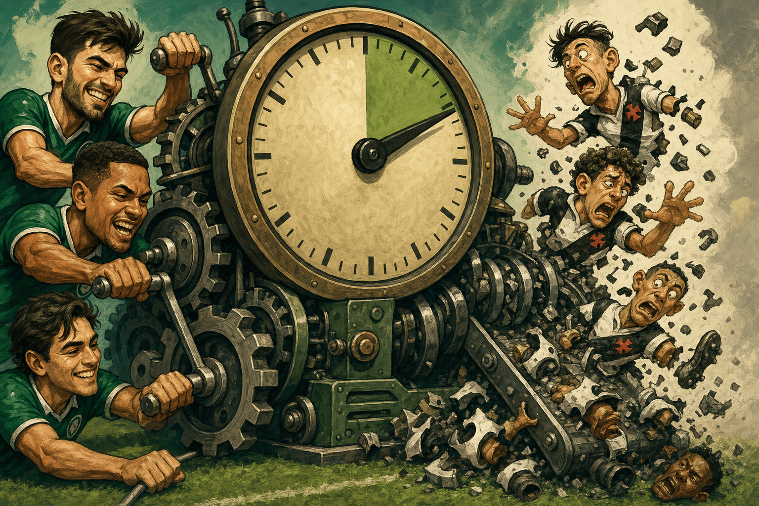Palmeiras 4 x 1 Vasco: dez minutos que devolveram o campeonato ao líder