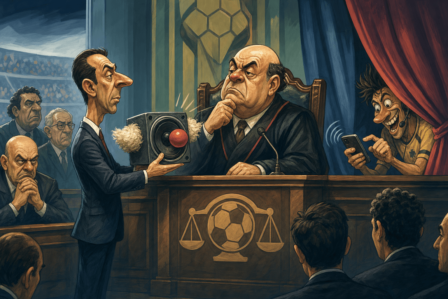 O áudio falso voltou ao STJD — e agora a falha é do sistema