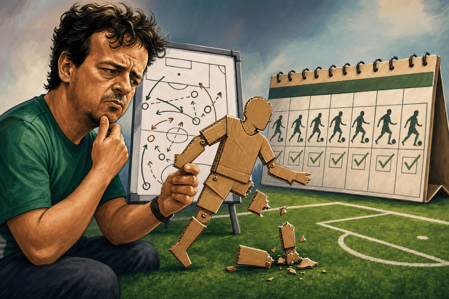 Diniz ganhou uma semana — e devolveu ao Corinthians um ataque de papelão