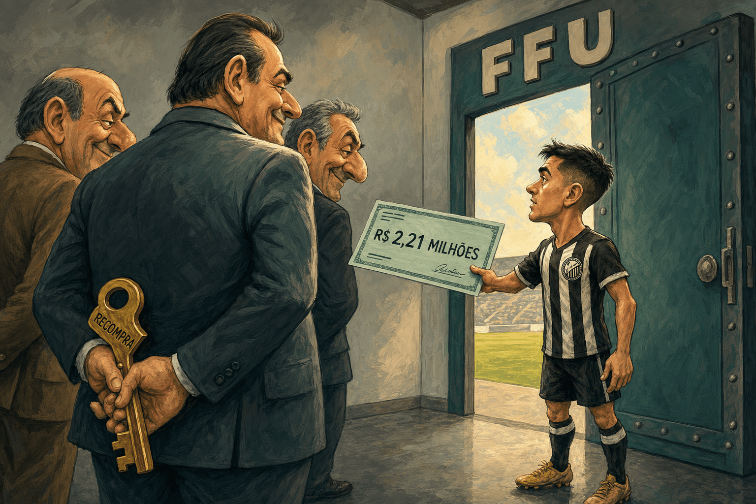 Operário achou a saída da FFU — mas alguém escondeu a chave