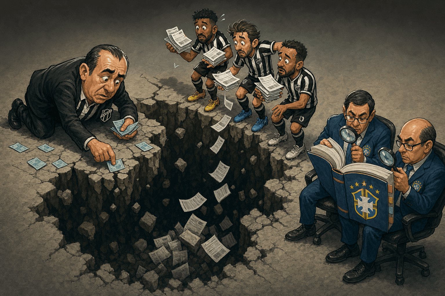 Ceará atrasa salários — e a fiscalização da CBF entra em campo devendo resposta