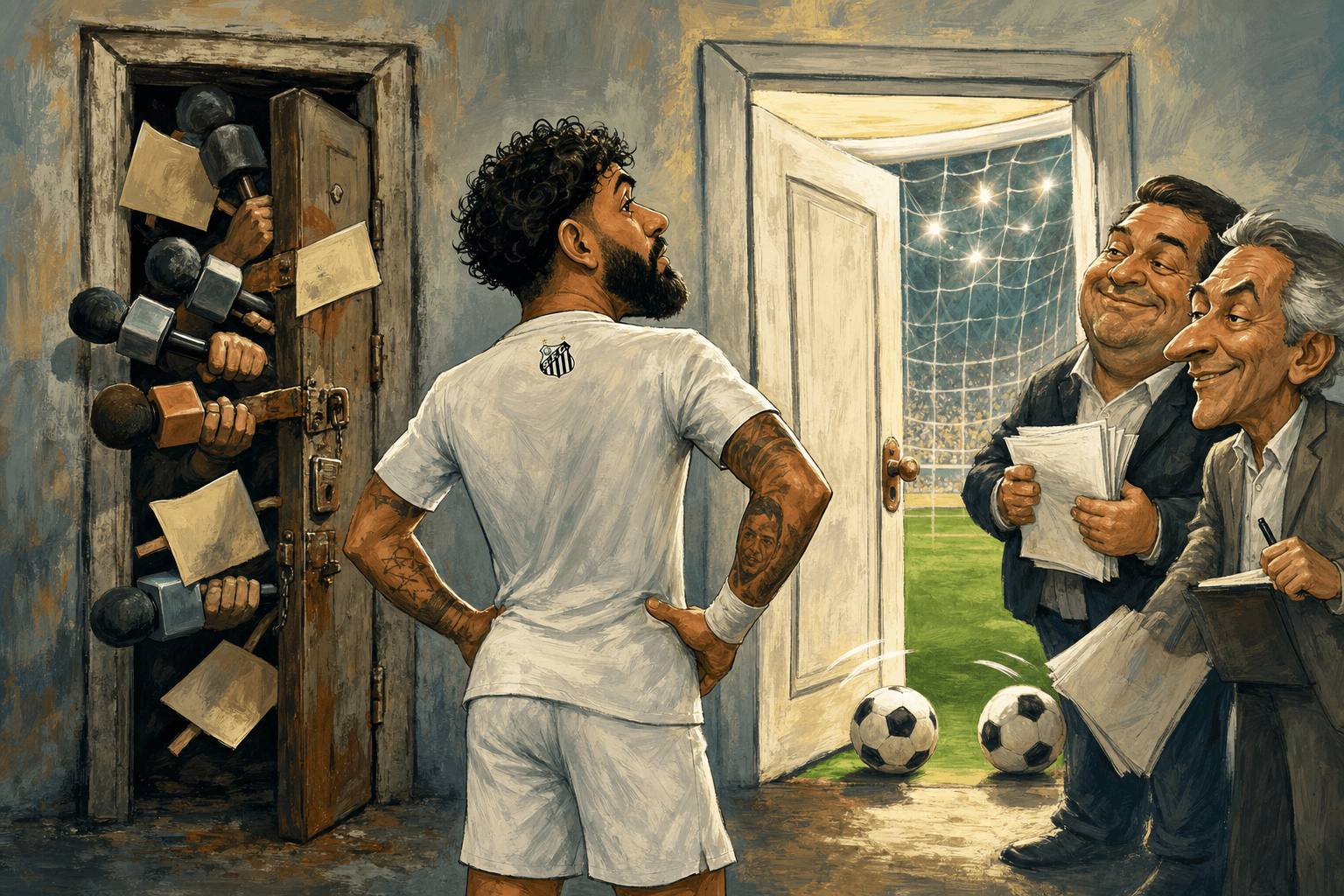 Gabigol pediu para ficar na sexta. No domingo, deu a única resposta que vale