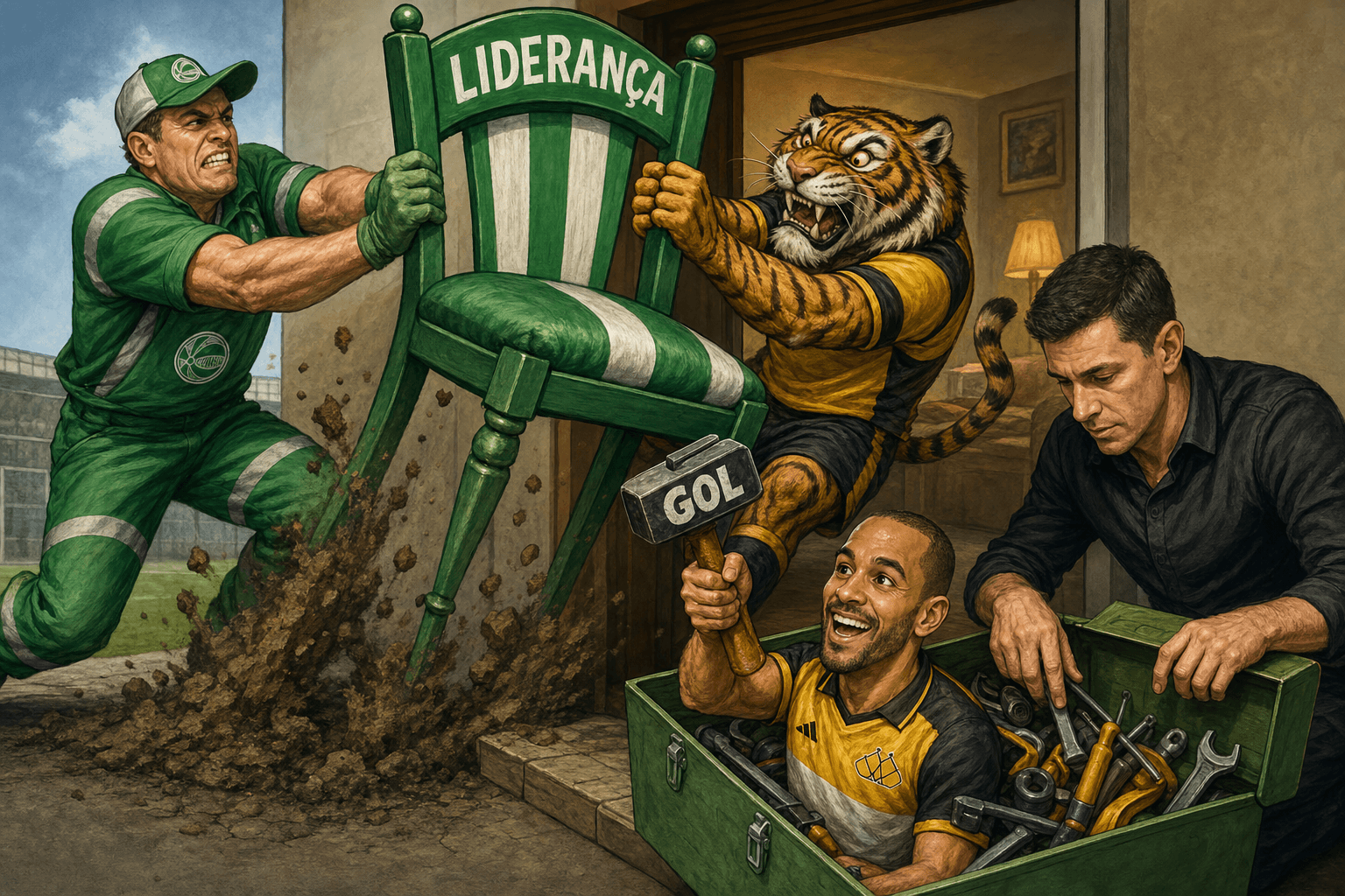 O Juventude não tomou a liderança — arrancou-a da casa do Criciúma